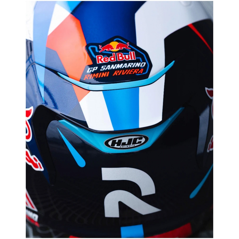 Integralna motociklistička kaciga HJC RPHA 12 Red Bull Misano GP 2 MC21 plavo-bijelo-crvena