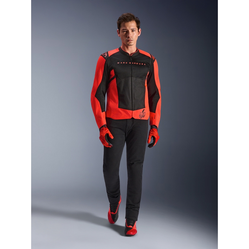 Alpinestars T-SPS Air V2 MM93 motociklistička jakna, fluo kolekcija, crveno-crna