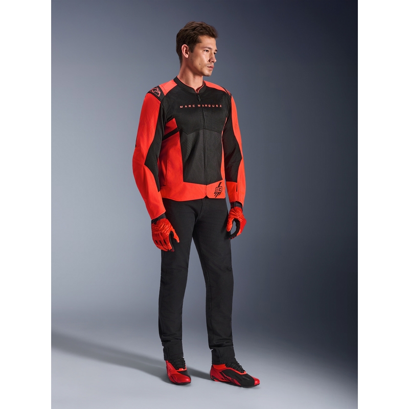 Alpinestars T-SPS Air V2 MM93 motociklistička jakna, fluo kolekcija, crveno-crna