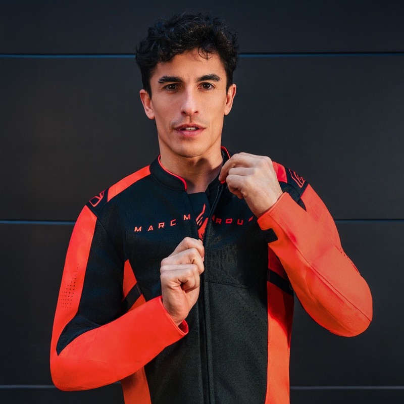 Alpinestars T-SPS Air V2 MM93 motociklistička jakna, fluo kolekcija, crveno-crna