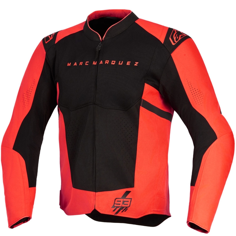 Alpinestars T-SPS Air V2 MM93 motociklistička jakna, fluo kolekcija, crveno-crna