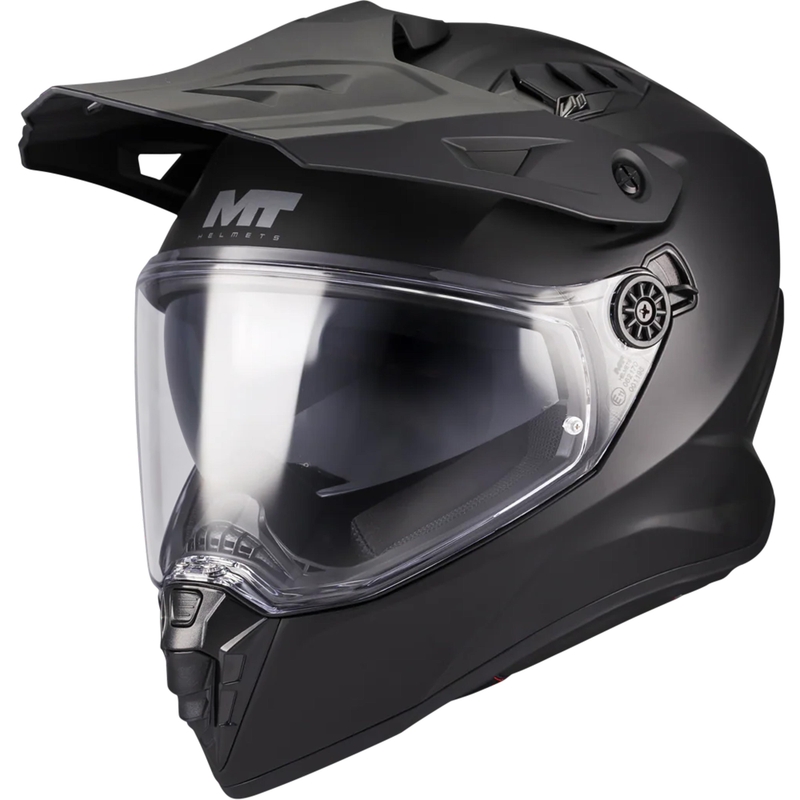 Enduro motociklistička kaciga MT Track SV Pure A1 mat crna - II. kvaliteta