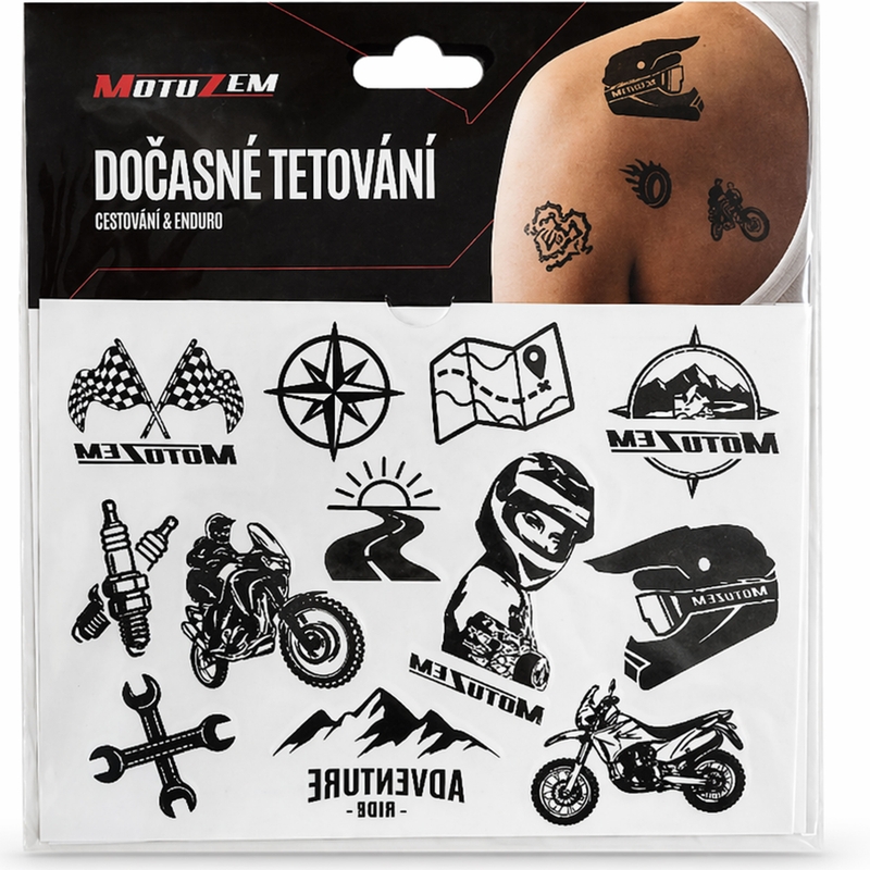 Privremene tetovaže MotoZem Putovanja i Enduro