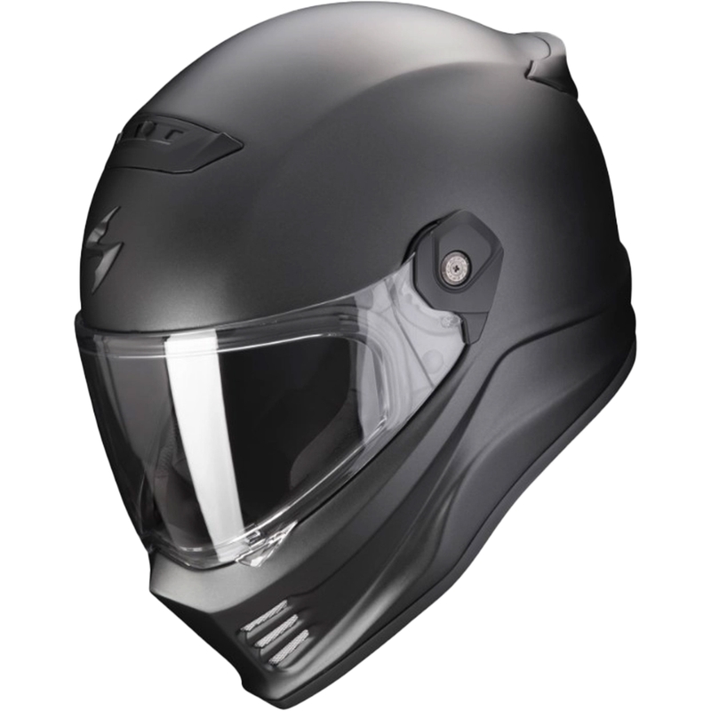 Integralna motociklistička kaciga SCORPION COVERT FX biserno crna mat - II. kvaliteta