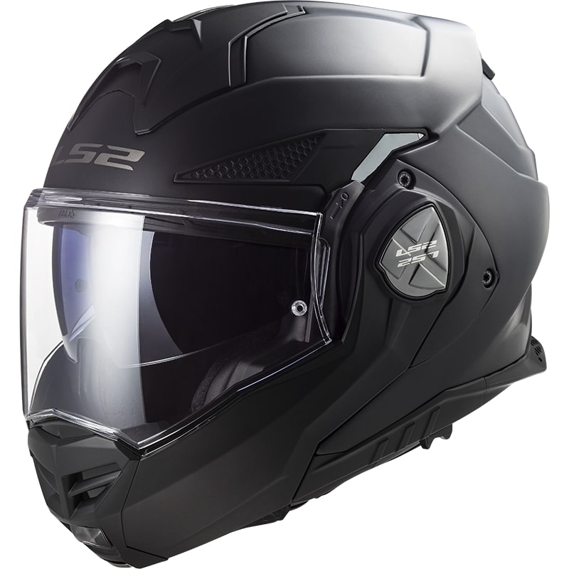 Preklopna motociklistička kaciga LS2 FF901 Advant X Čvrsta crna mat - II. kvaliteta