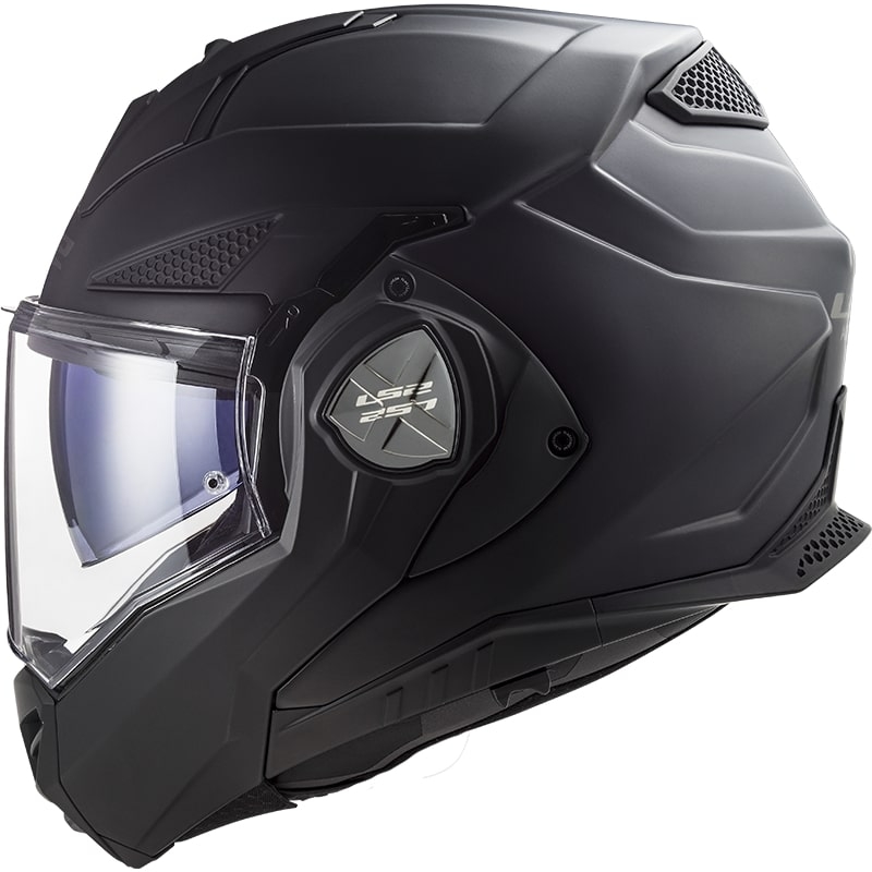 Preklopna motociklistička kaciga LS2 FF901 Advant X Čvrsta crna mat - II. kvaliteta