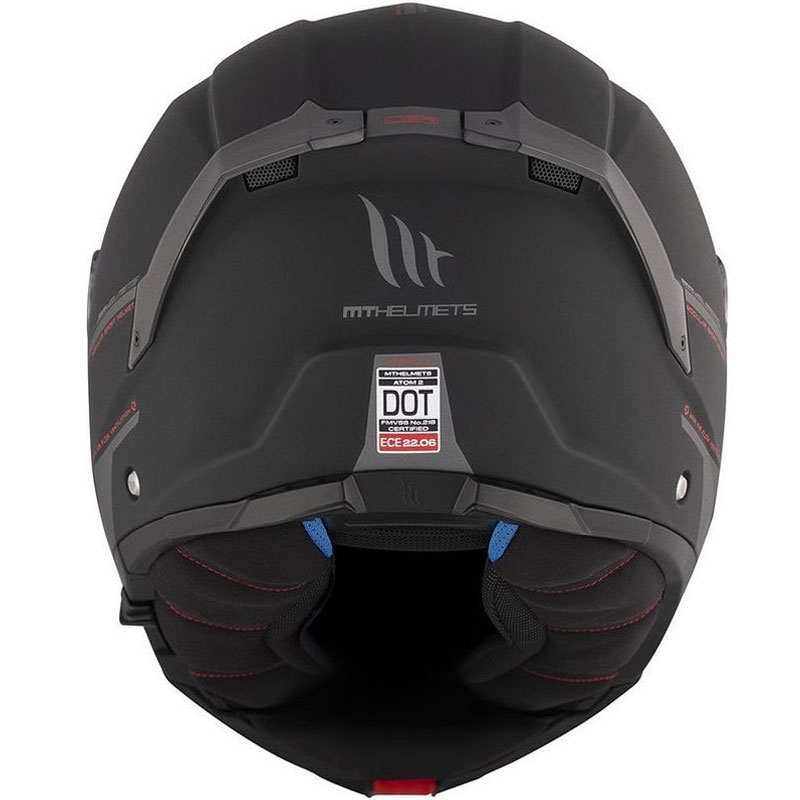 Preklopna motociklistička kaciga MT ATOM 2 SV SOLID A1 crna mat - II. kvaliteta