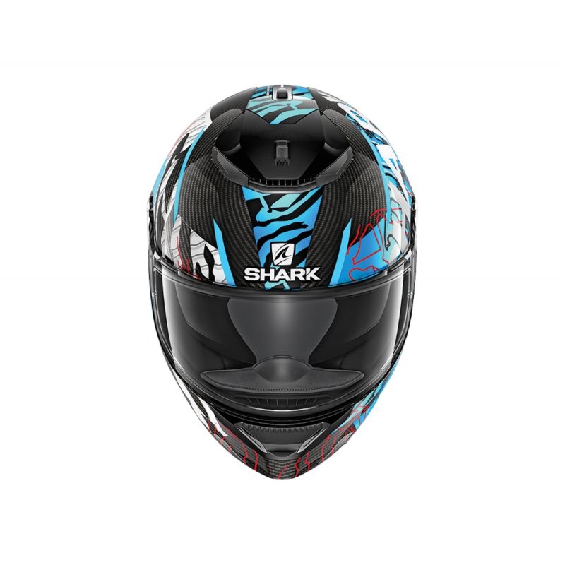 Integralna kaciga SHARK SPARTAN CARBON Daksha crno-bijelo-plava