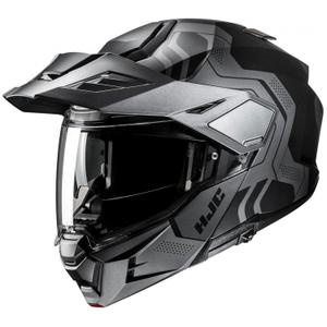 Preklopna motociklistička kaciga HJC i80 Velly MC5SF crno-siva - II. kvaliteta