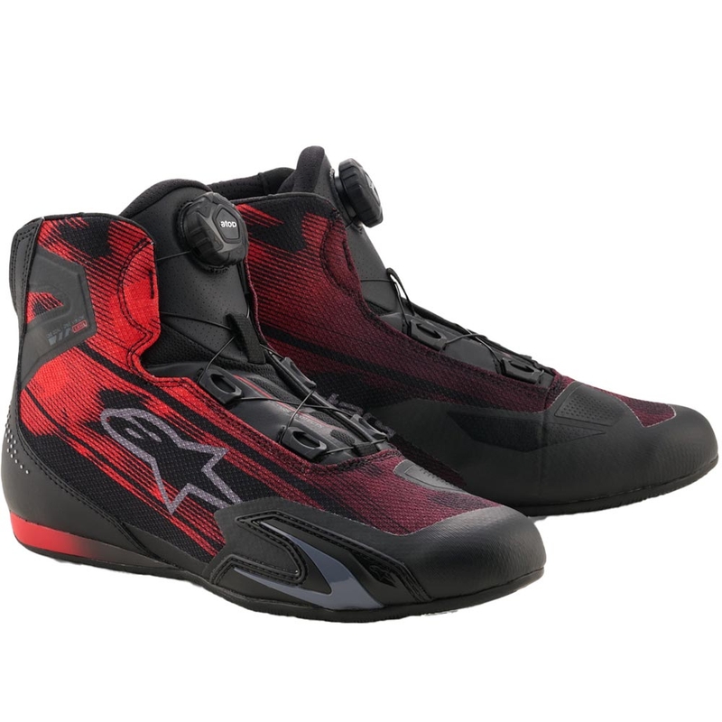 Alpinestars Celer Vented motociklističke čizme crno-crvene