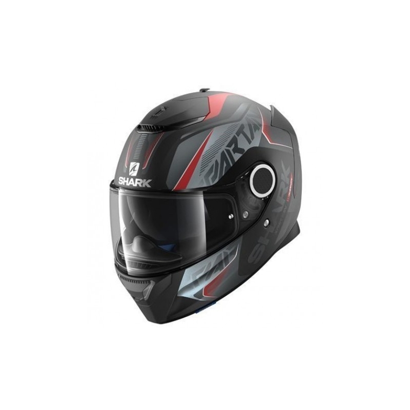 Integralna kaciga SHARK SPARTAN Karken Mat crno-sivo-crvena