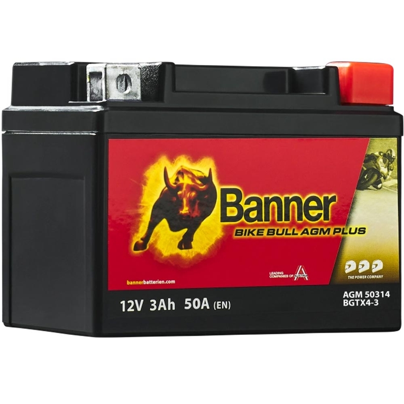 AGM baterija Banner Bike Bull AGM PLUS AGM PLUS 503 14 / BGTX4-3 - GTX4-3