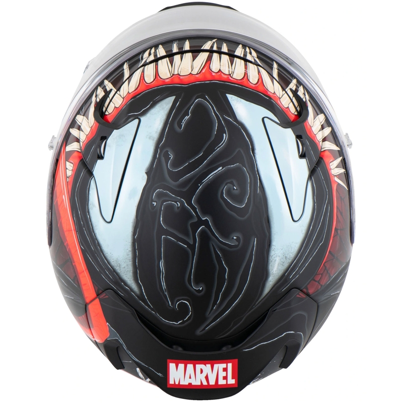 HJC RPHA 12 Venom 3 Marvel kaciga za motocikle s punim licem crno-crvena