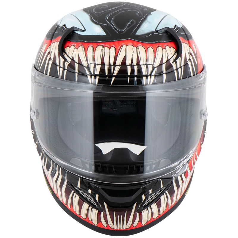 HJC RPHA 12 Venom 3 Marvel kaciga za motocikle s punim licem crno-crvena