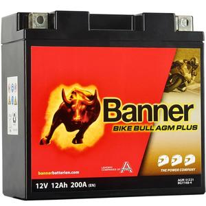 AGM baterija Banner Bike Bull AGM PLUS AGM PLUS 512 21 / BGT14B-4 - GT14B-4