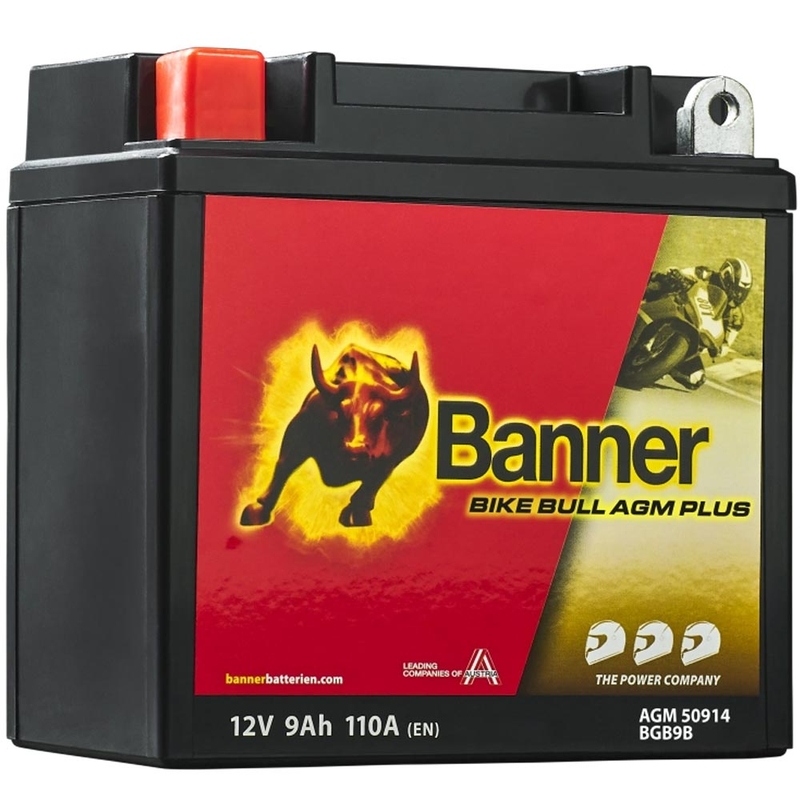 AGM baterija Banner Bike Bull AGM PLUS AGM PLUS 509 14 / BGB9B - GB9B