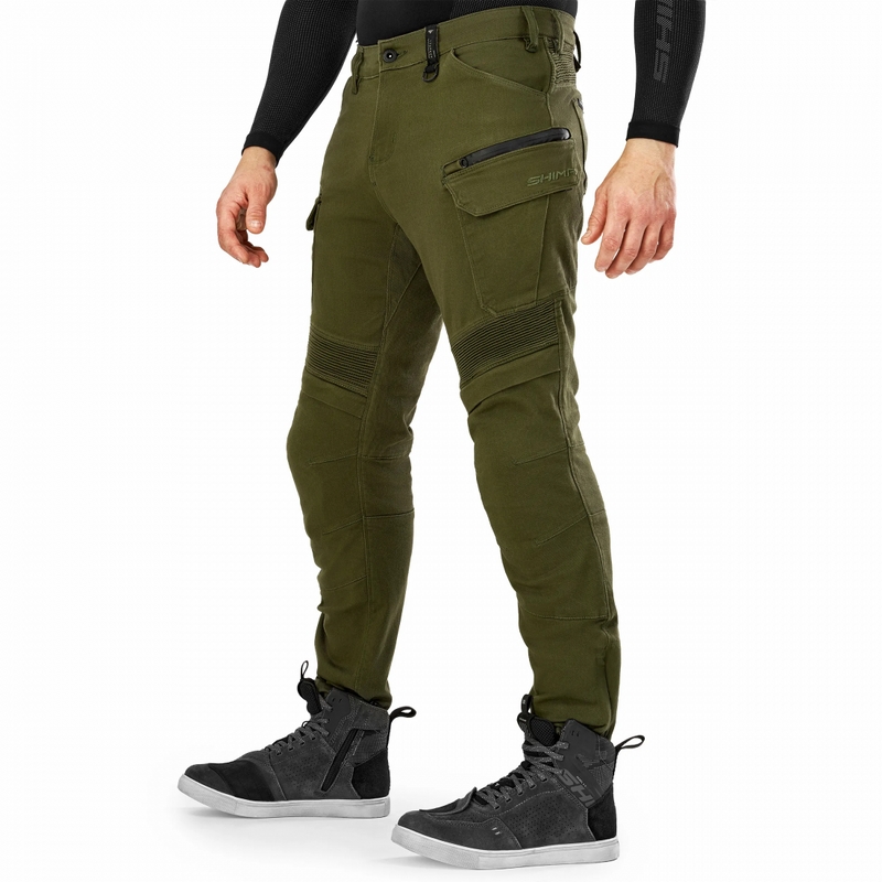 Shima Giro 3.0 produžene motociklističke hlače kaki boje