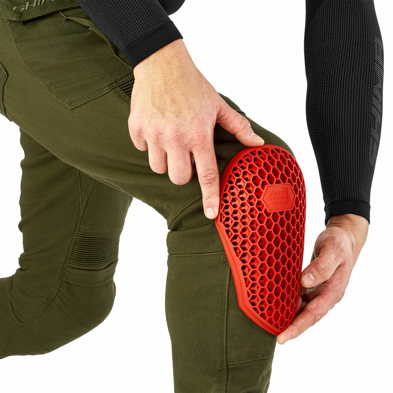Shima Giro 3.0 produžene motociklističke hlače kaki boje