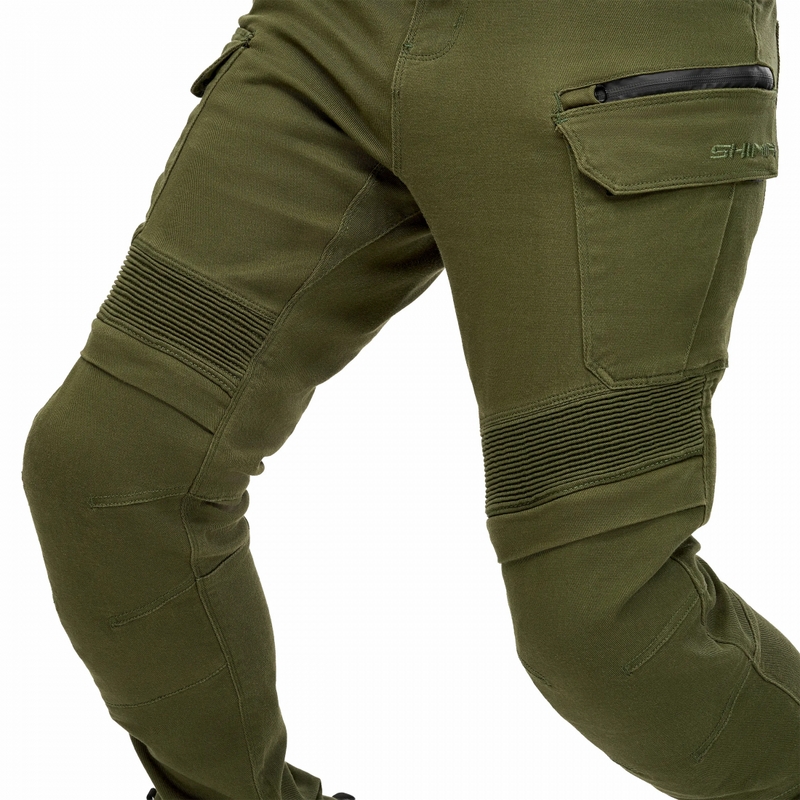 Shima Giro 3.0 produžene motociklističke hlače kaki boje
