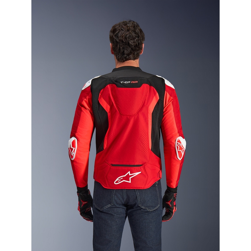Alpinestars T-GP Air motociklistička jakna crveno-fluo crveno-bijelo-crna