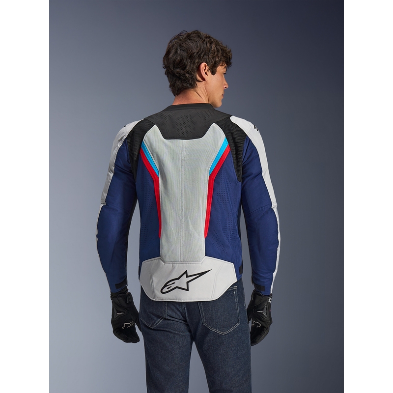 Alpinestars AST V3 Air motociklistička jakna bijelo-plavo-crveno-crna