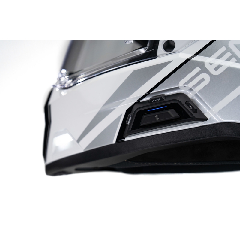 Enduro motociklistička kaciga sa slušalicama SENA Outlander sjajno bijela