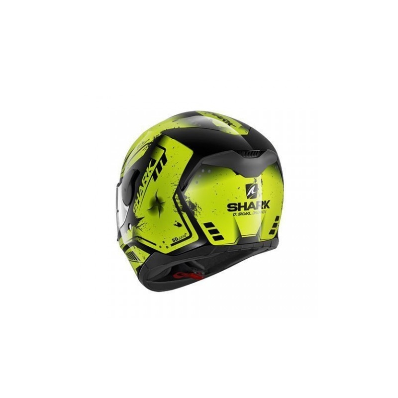 Integralna kaciga SHARK D-SKWAL Dharkov crno-fluo žuta