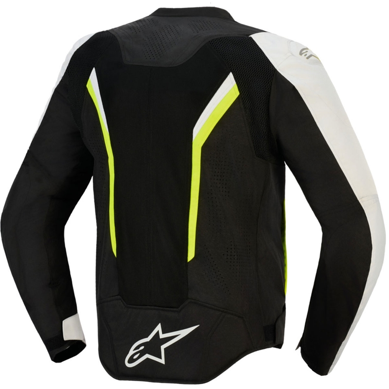 Alpinestars AST V3 Air motociklistička jakna bijelo-fluo žuto-crna