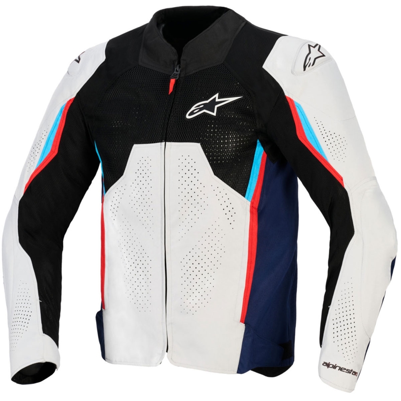 Alpinestars AST V3 Air motociklistička jakna bijelo-plavo-crveno-crna