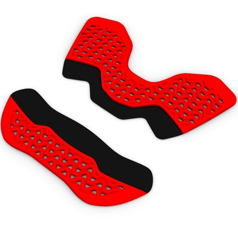 Set adaptera za produženje zaštite prsa ALPINESTARS A-4 PLASMA štitnika, crveni