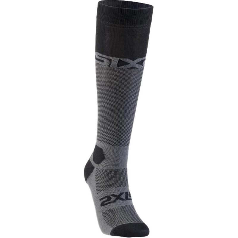Funkcionalne čarape do koljena SIXS LONG RACING V2 crno-sive