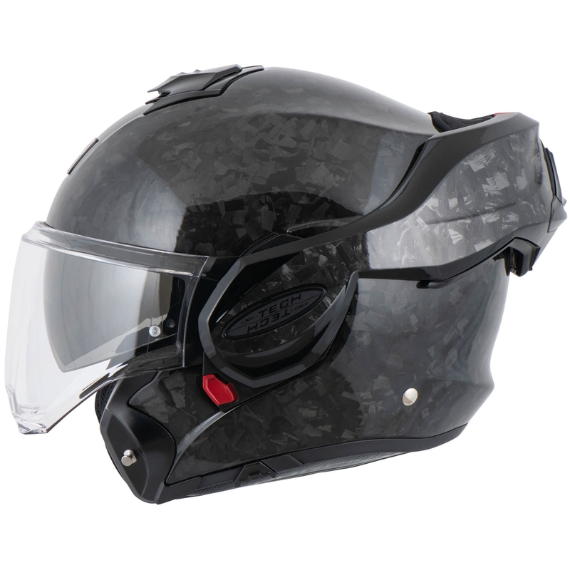 Scorpion EXO-TECH EVO ONYX CARBON Čvrsta preklopna motociklistička kaciga crna