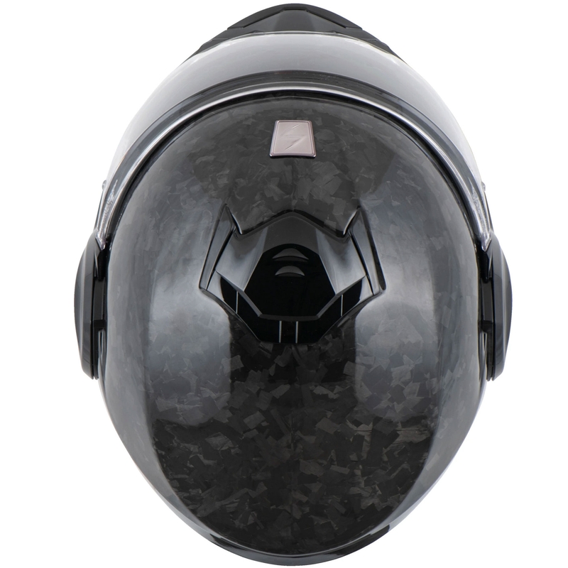 Scorpion EXO-TECH EVO ONYX CARBON Čvrsta preklopna motociklistička kaciga crna