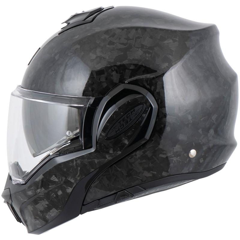 Scorpion EXO-TECH EVO ONYX CARBON Čvrsta preklopna motociklistička kaciga crna