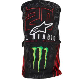 Alpinestars FQ20 Monster Collection Zaštitne naramenice za vrat crno-fluo crveno-plavo-zelene