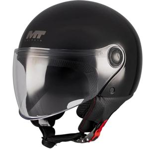 Otvorena motociklistička kaciga MT Street S Pure A1 crna