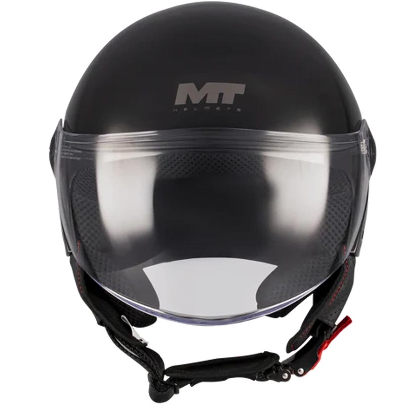 Otvorena motociklistička kaciga MT Street S Pure A1 crna