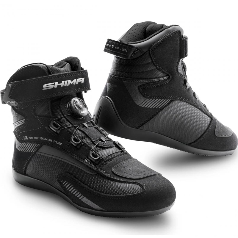 Shima Exo motociklističke čizme crno-crne