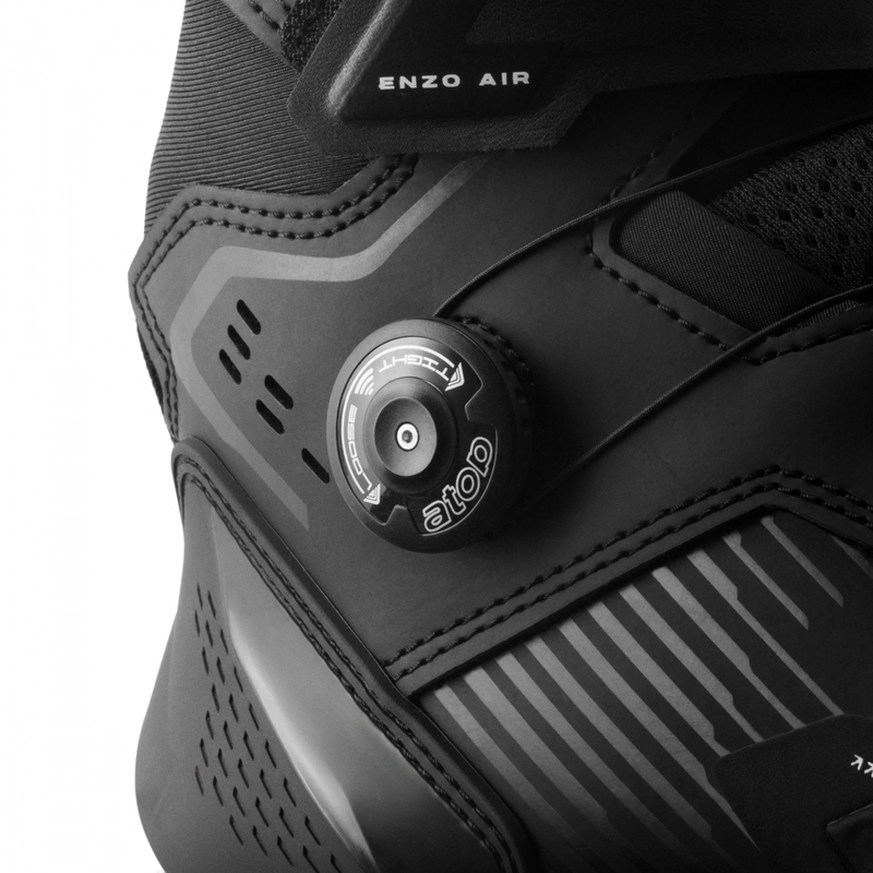 Ženske motociklističke čizme Shima Enzo Air crno-crne