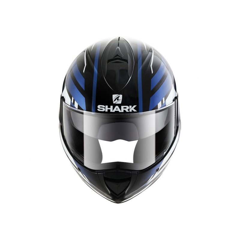 Preklopna kaciga SHARK EVOLINE 3 Corvus crno-bijelo-plava
