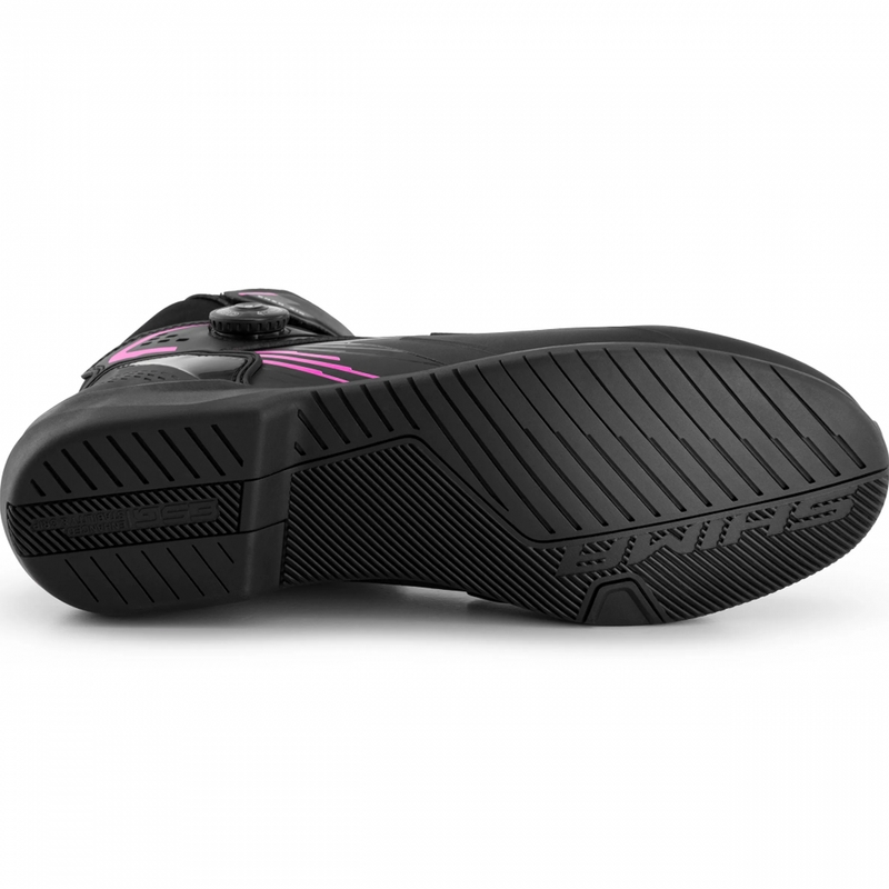 Ženske motociklističke čizme Shima Enzo Air crno-roze