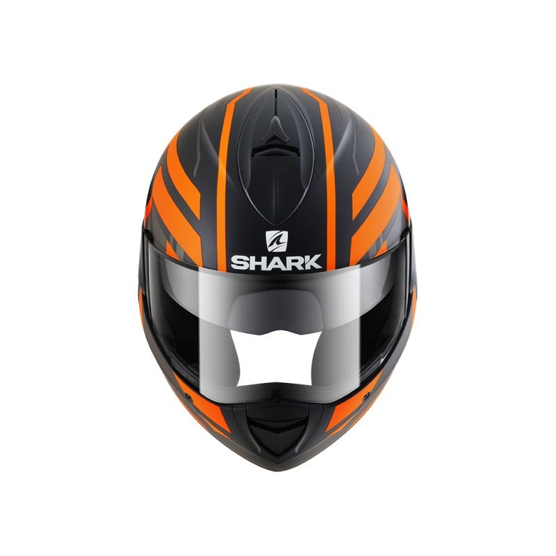 Preklopna kaciga SHARK EVOLINE 3 Corvus Mat crno-sivo-narančasta