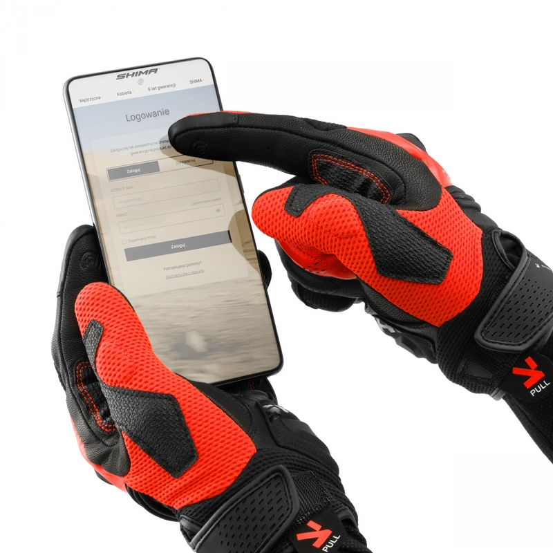 Shima Spark 3.0 motociklističke rukavice fluo crvene boje