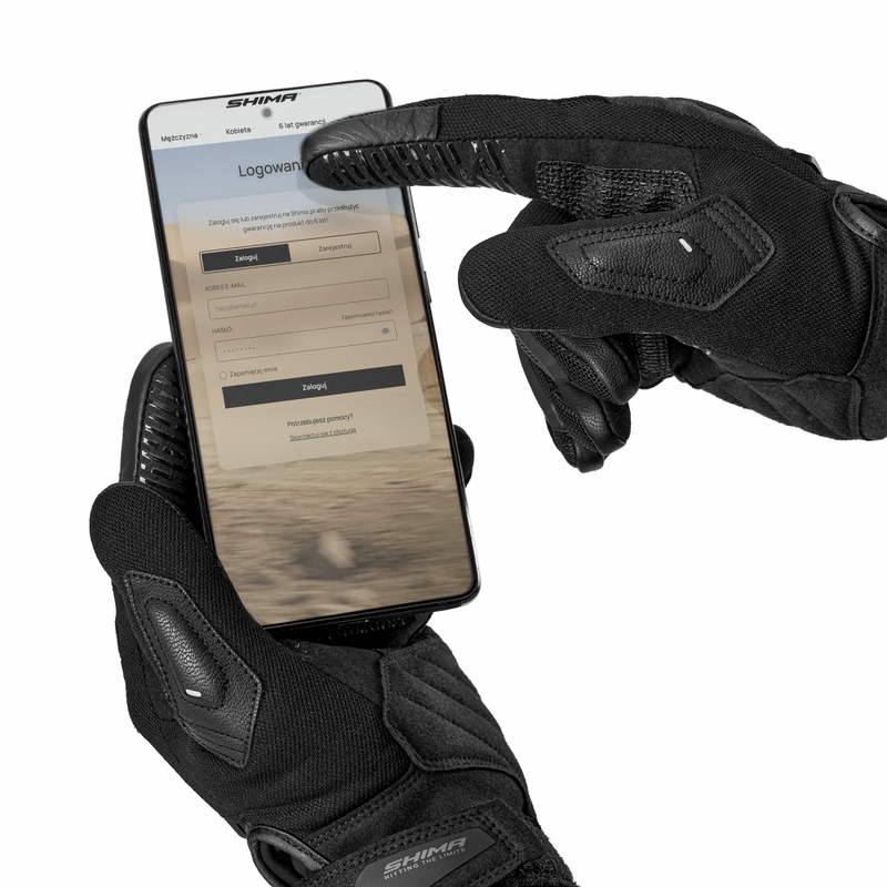 Ženske moto rukavice Shima Blaze 3.0 crne