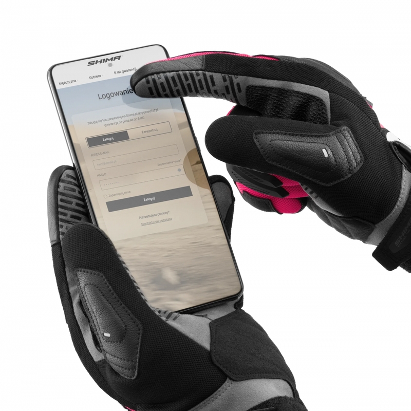 Ženske moto rukavice Shima Blaze 3.0 roze