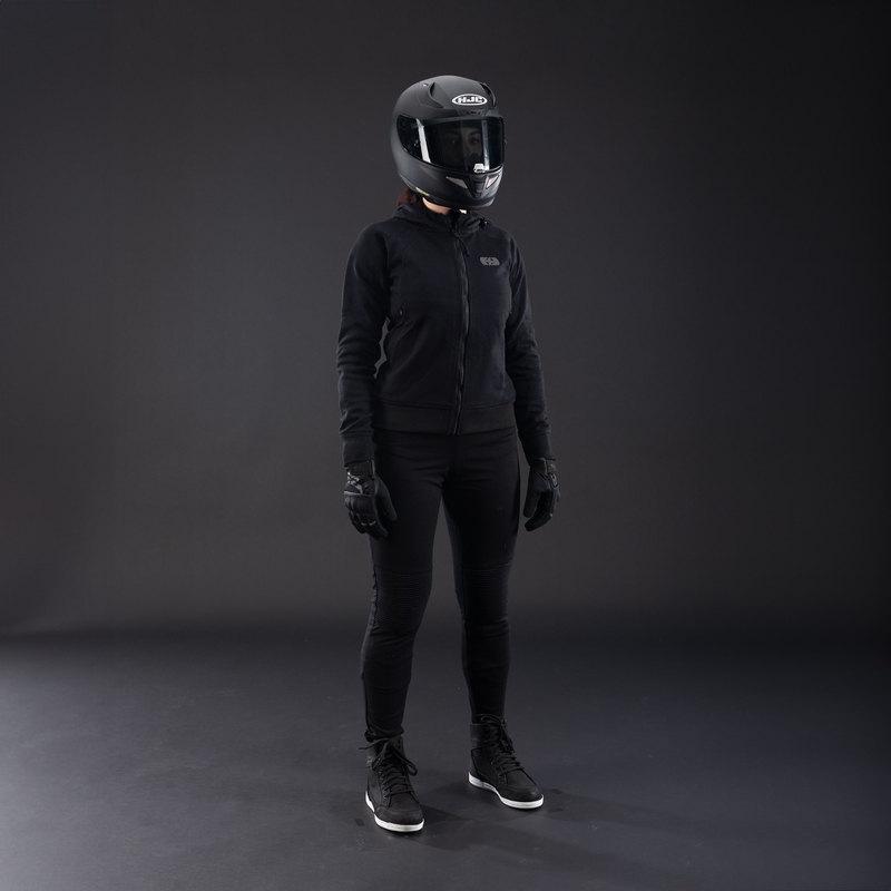 Ženska motociklistička jakna Oxford Armourlite AA Contour, crna