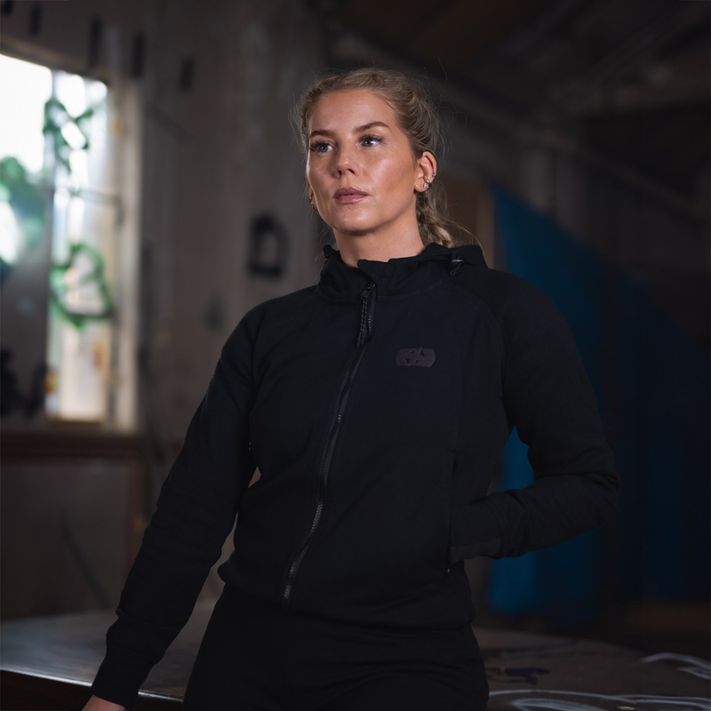 Ženska motociklistička jakna Oxford Armourlite AA Contour, crna