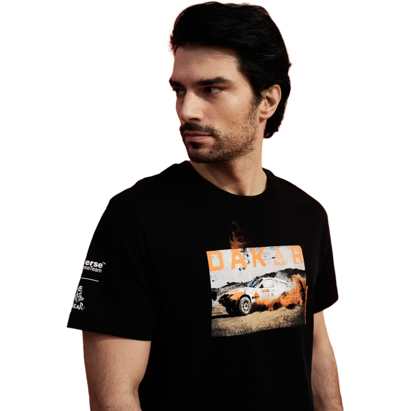 Majica kratkih rukava Dakar Ride A crna
