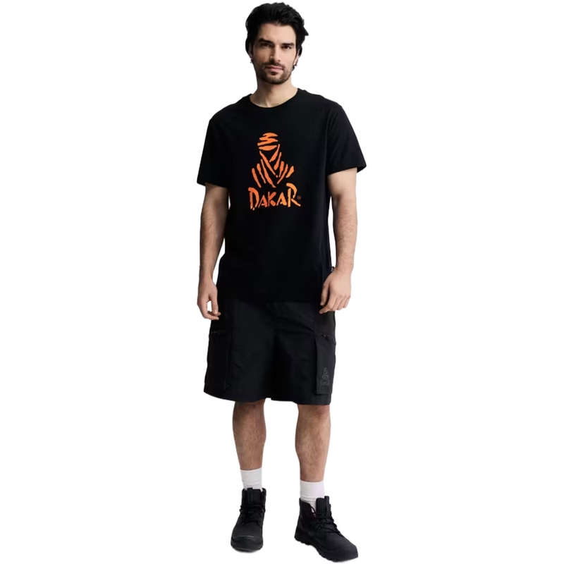 Majica kratkih rukava s Dakar logom 263 crna