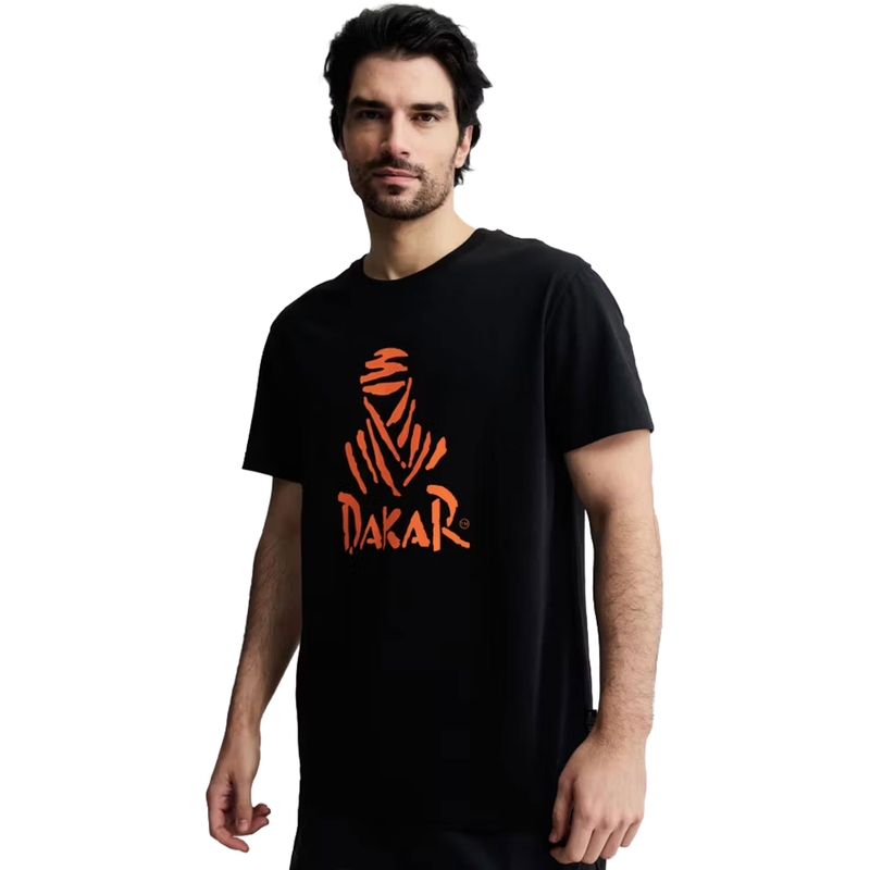 Majica kratkih rukava s Dakar logom 263 crna